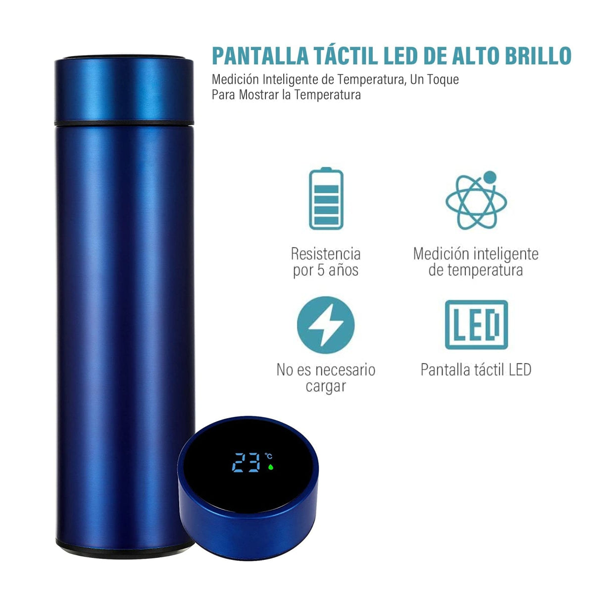 Termo Inteligente con Pantalla Led